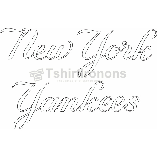 New York Yankees T-shirts Iron On Transfers N1777 - Click Image to Close